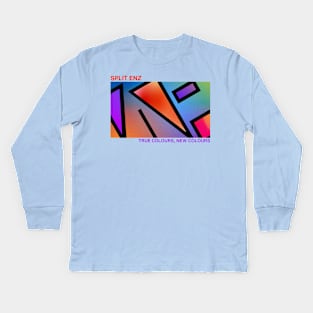 Split Enz True Colours New Colours Print Kids Long Sleeve T-Shirt